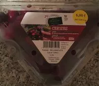 Mängden socker i Mon Marché Plaisir Cerises la barquette de 600 g