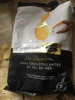 Mängden socker i Les suprêmes chips croustillantes au sel de mer