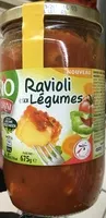 Mängden socker i Ravioli aux 4 légumes