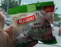 Mängden socker i Mini saucissons secs