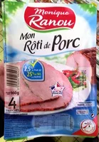 Mängden socker i Mon Rôti de Porc (2,5% MG) (-25% sel)