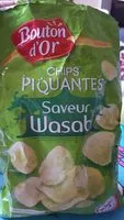Mängden socker i Chips Piquantes saveur Wasabi