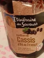 Mängden socker i Confiture de cassis d'île de France