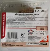 Mängden socker i Mini saucissons secs nature