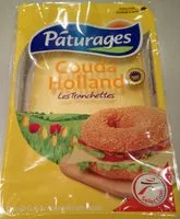 Mängden socker i Gouda Holland les tranchettes (30 % M.G.)