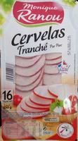 Mängden socker i Cervelas tranché - pur porc