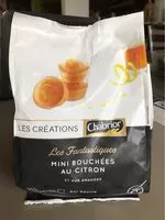 Mängden socker i Les Créations Les Fantastiques mini bouchées au citron et aux amandes le sachet de 210 g