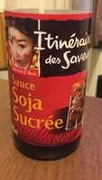 Mängden socker i Saveur d'asie - sauce soja sucrée