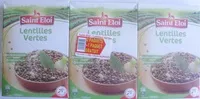 Mängden socker i Lentilles Vertes (2 paquets + 1 paquet gratuit)