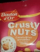 Mängden socker i Crusty nuts - Cacahuètes enrobées goût bacon