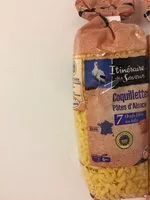 Mängden socker i Coquillettes (Pates d’Alsace) 7 oeufs frais plrin air au kilo