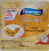 Mängden socker i Crème dessert saveur Banane Flambée Paturages
