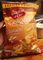 Mängden socker i CRAQUILLES CACAHUETES