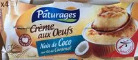 Mängden socker i Crème aux œufs noix de coco sur lit de caramel