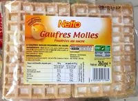 Mängden socker i Gaufres molles poudrées au sucre