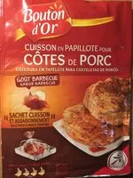 Mängden socker i Cuisson en papillotte pour cotes de porc