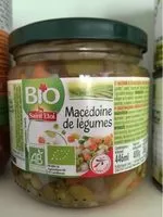 Mängden socker i Macédoine de légumes bio