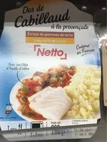 Mängden socker i Dos de cabillaud a la provencale écrasé de pomme de terre