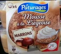 Mängden socker i Mousse à la Liégeoise Marrons