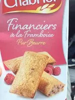 Mängden socker i Financiers à la framboise pur beurre les 8 financiers de 25 g