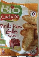 Mängden socker i Petits pains grillés nature bio