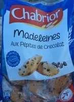 Mängden socker i Madeleines aux pépites de chocolat