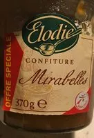 Mängden socker i Confiture Mirabelles