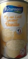 Mängden socker i Riz au lait saveur vanille