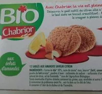 Mängden socker i Sablés amande arôme naturel de citron bio