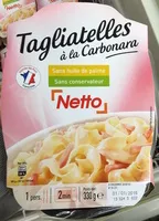 Mängden socker i Tagliatelles à la Carbonara