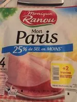 Mängden socker i Jambon de Paris -25% de sel