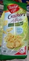 Mängden socker i Crackers allégés saveur Olive Origan -55% de matières grasses