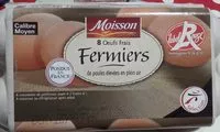 Mängden socker i Œufs frais moyen fermiers label rouge