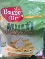 Mängden socker i Tuiles Multi Grains saveur crème poivre