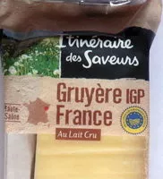 Mängden socker i Gruyère igp france au lait cru