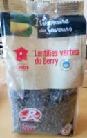 Mängden socker i Lentilles vertes du Berry