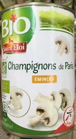 Mängden socker i Champignons de paris émincés bio