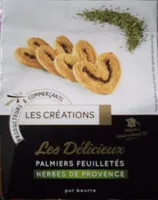 Mängden socker i Les Créations Les Délicieux palmiers feuilletés