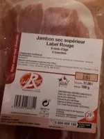 Mängden socker i Jambon Sec supérieur Label Rouge