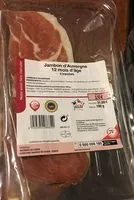 Mängden socker i Jambon d'auvergne