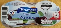Mängden socker i Yaourt pur brebis sur lit de cerises noires