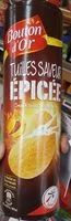 Mängden socker i Tuiles saveur épicée