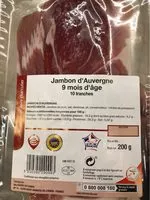 Mängden socker i Jambon d’Auvergne 9 mois