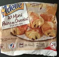 Mängden socker i 10 mini Pains au Chocolat