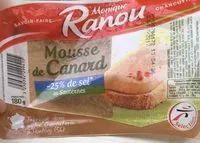 Mängden socker i Mousse de Canard au Sauternes -25 % de Sel