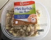 Mängden socker i Mini farfalles au thon