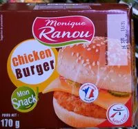 Mängden socker i Chicken Burger Mon Snack