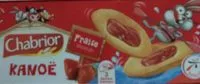 Mängden socker i Biscuits Kanoë fraise les 2 paquets de 120 g