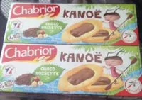 Mängden socker i Biscuits kanoë choco noisette