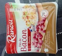 Mängden socker i Dès de bacon fumés